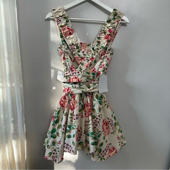 Free People Matilde Floral Mini Dress - Picture 4 of 8